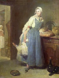 The Kitchen Maid with Provisions